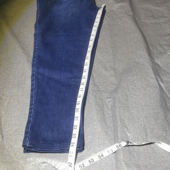Laura Petites Jeans High Rise Legs Have been shortened Blue Denim Size 10 - Picture 3 of 11